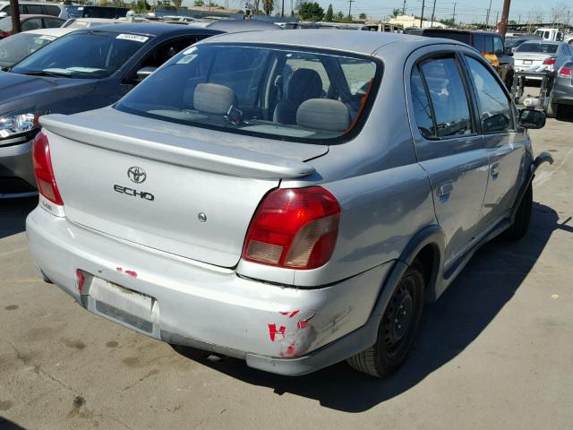 JTDBT123525025902 - 2002 TOYOTA ECHO SILVER photo 4