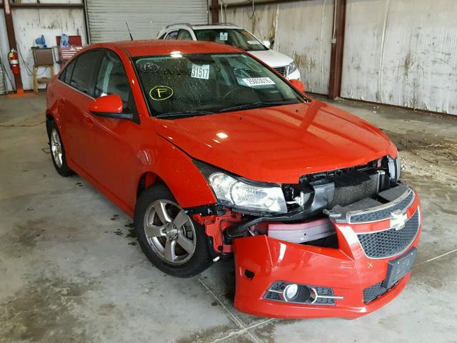 1G1PF5SC7C7396403 - 2012 CHEVROLET CRUZE LT RED photo 1