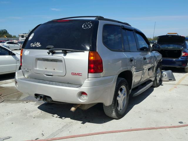 1GKDT13S172154036 - 2007 GMC ENVOY SILVER photo 4