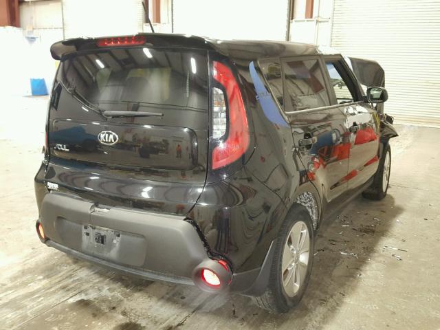 KNDJN2A29E7057779 - 2014 KIA SOUL BLACK photo 4