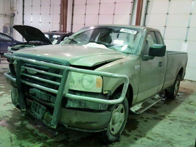 1FTRF14W66KB74615 - 2006 FORD F150 BEIGE photo 2