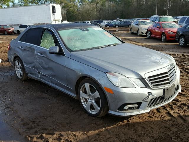 WDDHF8HB7BA499887 - 2011 MERCEDES-BENZ E 350 4MAT GRAY photo 1