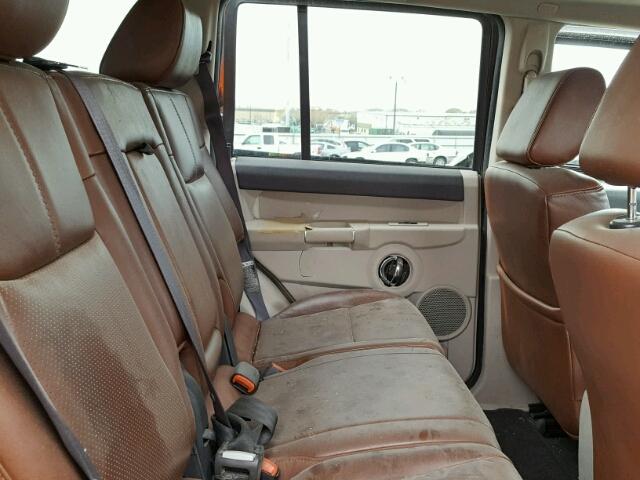 1J8HG58246C311187 - 2006 JEEP COMMANDER BROWN photo 6