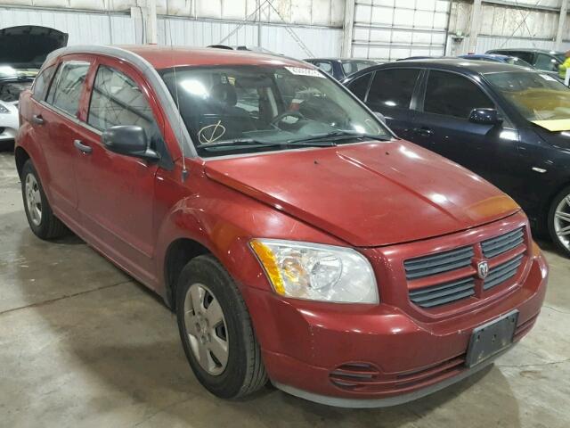 1B3HB28B47D114053 - 2007 DODGE CALIBER RED photo 1