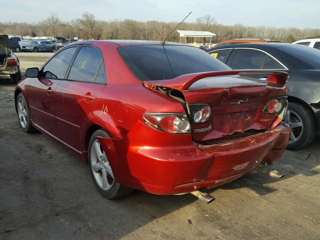 1YVHP80C165M23635 - 2006 MAZDA 6 I MAROON photo 3