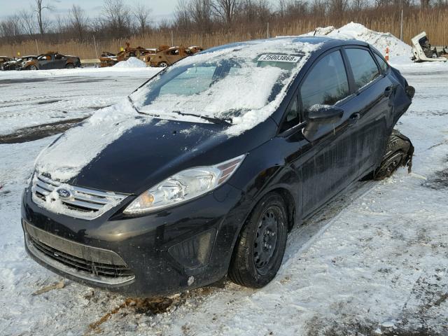 3FADP4BJ2CM145784 - 2012 FORD FIESTA SE BLACK photo 2