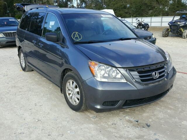 5FNRL3H61AB092280 - 2010 HONDA ODYSSEY EX GRAY photo 1