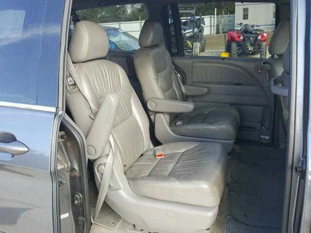 5FNRL3H61AB092280 - 2010 HONDA ODYSSEY EX GRAY photo 6