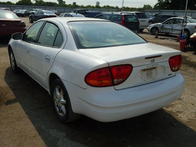 1G3NF52E9XC377056 - 1999 OLDSMOBILE ALERO GLS 白色 照片 3