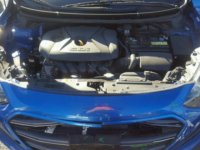 KMHD35LH4HU364431 - 2017 HYUNDAI ELANTRA GT BLUE photo 7