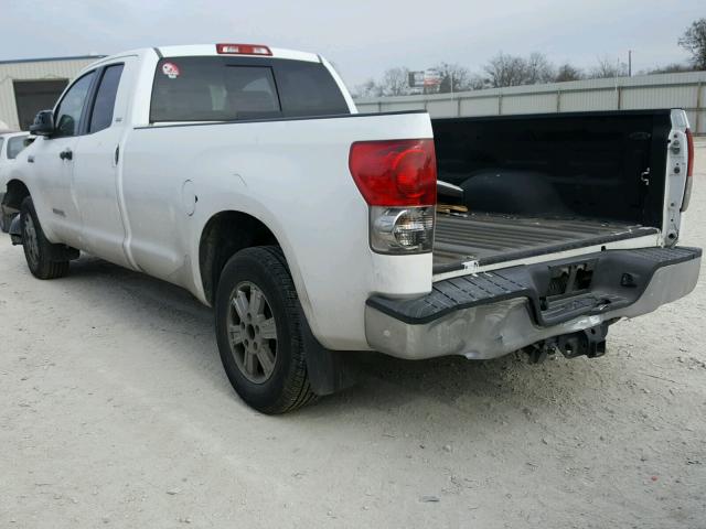 5TFCV541X7X003150 - 2007 TOYOTA TUNDRA DOU WHITE photo 3