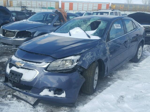 1G11B5SL6EF116836 - 2014 CHEVROLET MALIBU LS BLUE photo 2