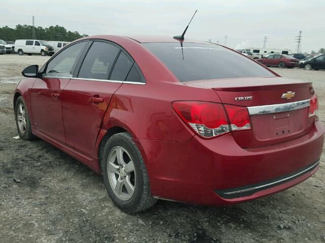 1G1PF5S9XB7276355 - 2011 CHEVROLET CRUZE LT RED photo 3