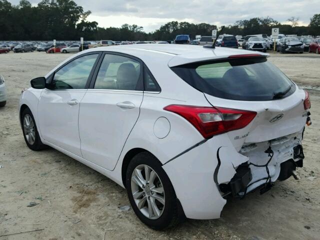 KMHD35LH1EU204809 - 2014 HYUNDAI ELANTRA GT WHITE photo 3