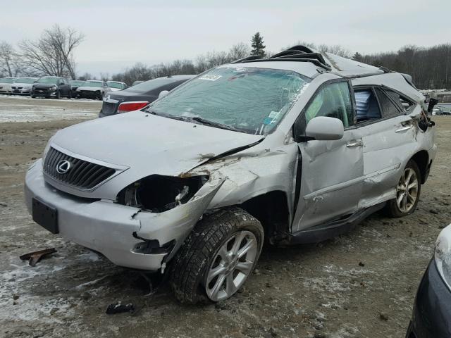 2T2HK31U89C128386 - 2009 LEXUS RX 350 SILVER photo 2