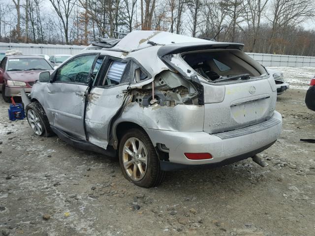 2T2HK31U89C128386 - 2009 LEXUS RX 350 SILVER photo 3