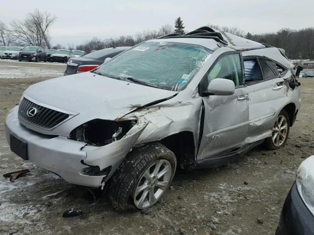 2T2HK31U89C128386 - 2009 LEXUS RX 350 SILVER photo 9