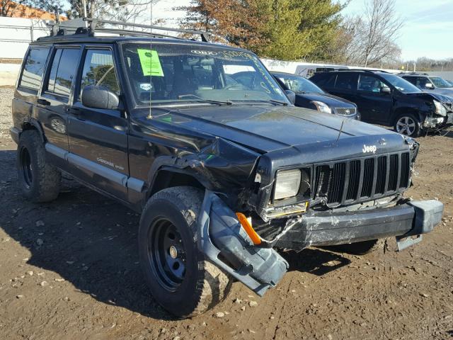 1J4FF48S0YL259873 - 2000 JEEP CHEROKEE S BLACK photo 1