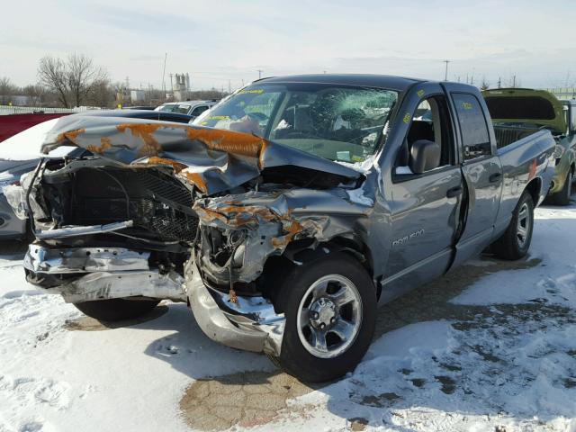 1D7HA18NX5J537567 - 2005 DODGE RAM 1500 S GRAY photo 2