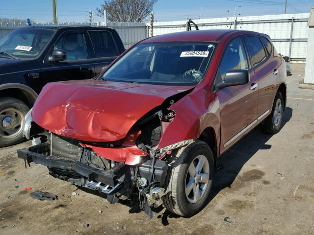 JN8AS5MV5CW404290 - 2012 NISSAN ROGUE S RED photo 2