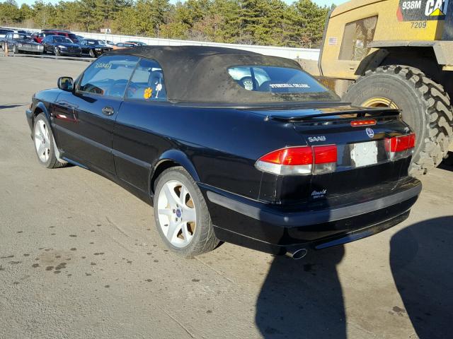 YS3DF78K027013350 - 2002 SAAB 9-3 SE BLACK photo 3