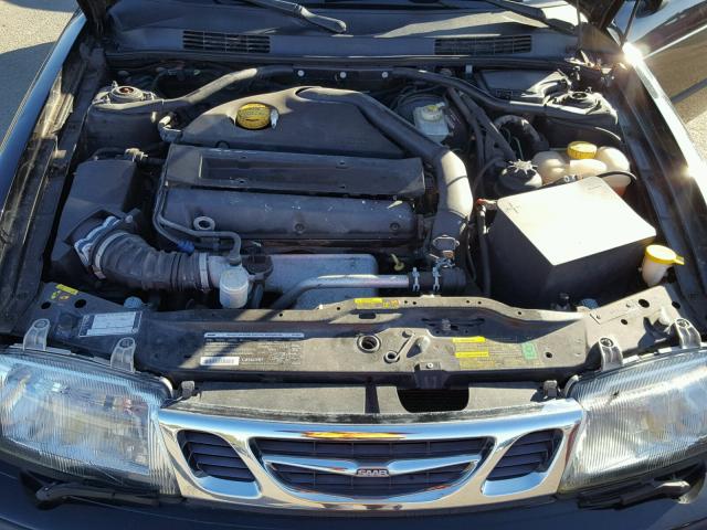 YS3DF78K027013350 - 2002 SAAB 9-3 SE BLACK photo 7