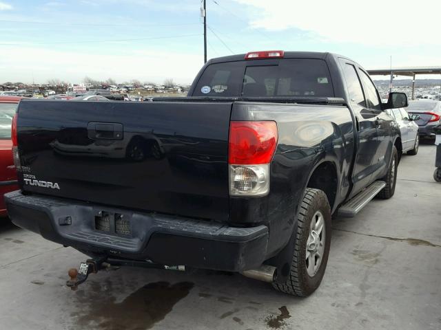 5TFRV54198X041643 - 2008 TOYOTA TUNDRA DOU BLACK photo 4