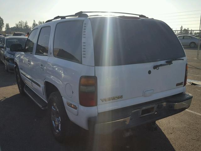 1GKEK13TX1J162729 - 2001 GMC YUKON WHITE photo 3