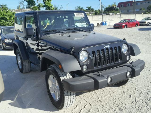1C4AJWAG4EL226984 - 2014 JEEP WRANGLER S BLACK photo 1