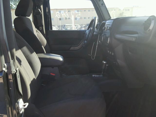 1C4AJWAG4EL226984 - 2014 JEEP WRANGLER S BLACK photo 5