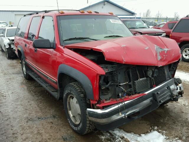 3GKFK16R0TG522454 - 1996 GMC SUBURBAN K RED photo 1