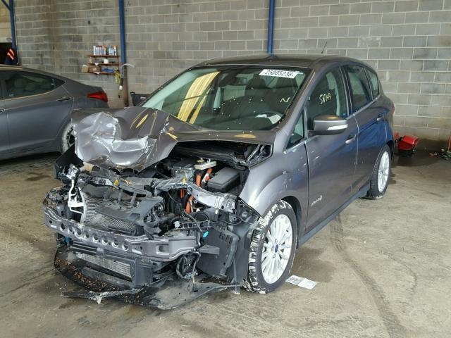 1FADP5BU2EL513935 - 2014 FORD C-MAX SEL GRAY photo 2