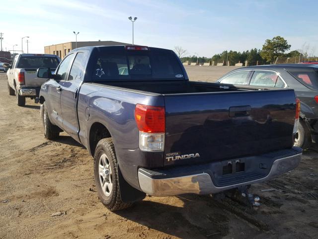 5TFRM5F19AX011211 - 2010 TOYOTA TUNDRA DOU BLUE photo 3