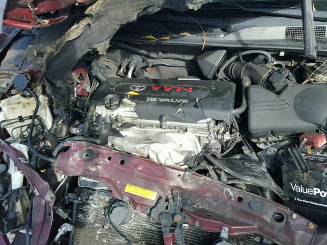 4T1BE32K03U178087 - 2003 TOYOTA CAMRY LE RED photo 7