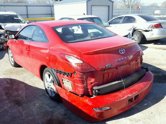 4T1CA30P77U123589 - 2007 TOYOTA CAMRY SOLA RED photo 3