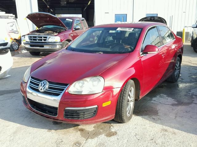 3VWST71K56M814043 - 2006 VOLKSWAGEN JETTA TDI RED photo 2