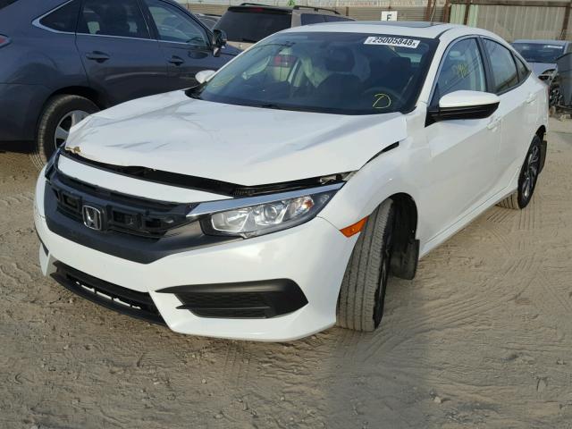 19XFC2F79HE206292 - 2017 HONDA CIVIC EX WHITE photo 2