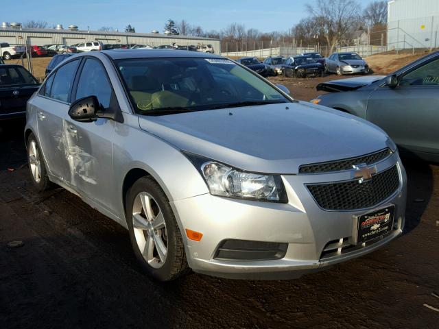 1G1PE5SB7D7180918 - 2013 CHEVROLET CRUZE LT SILVER photo 1