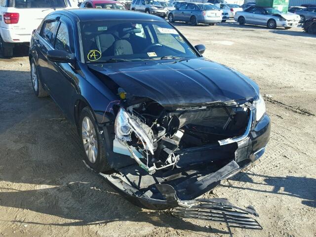 1C3CCBAB4DN641410 - 2013 CHRYSLER 200 LX BLACK photo 1