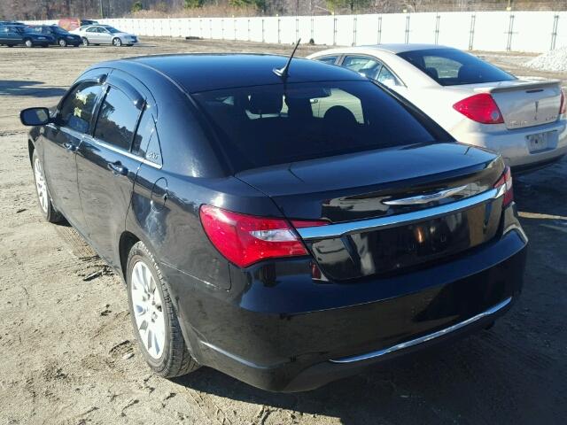 1C3CCBAB4DN641410 - 2013 CHRYSLER 200 LX BLACK photo 3