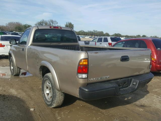 5TBJN32164S440720 - 2004 TOYOTA TUNDRA GOLD photo 3