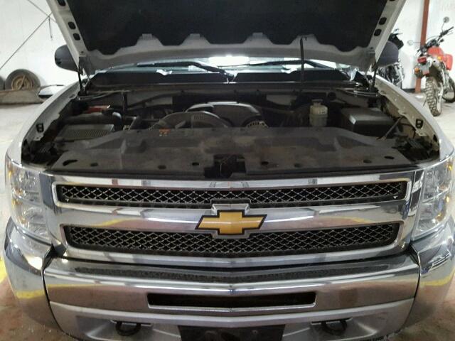 3GCPKSE79DG313950 - 2013 CHEVROLET SILVERADO WHITE photo 7