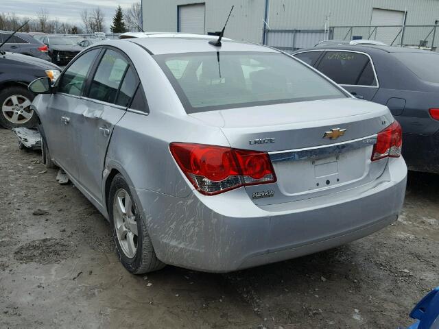 1G1PG5S93B7148598 - 2011 CHEVROLET CRUZE LT SILVER photo 3