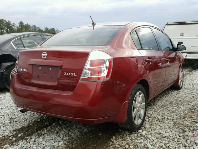 3N1AB61E27L607898 - 2007 NISSAN SENTRA 2.0 RED photo 4