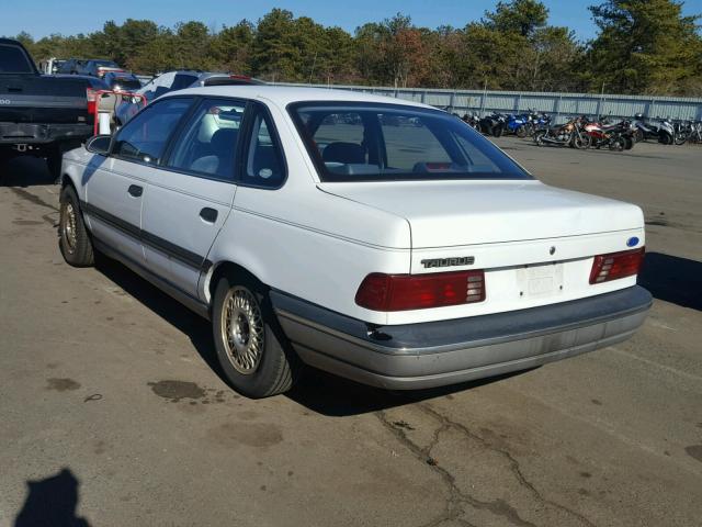 1FACP52U8LA171282 - 1990 FORD TAURUS GL WHITE photo 3