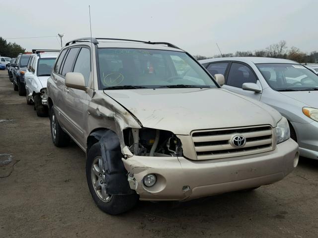 JTEEP21A570200916 - 2007 TOYOTA HIGHLANDER GOLD photo 1