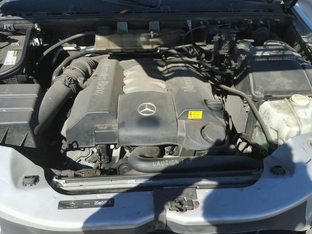 4JGAB75E42A334746 - 2002 MERCEDES-BENZ ML 500 SILVER photo 7