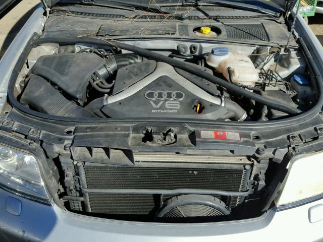 WAUED64B01N160289 - 2001 AUDI A6 2.7T QU GRAY photo 7