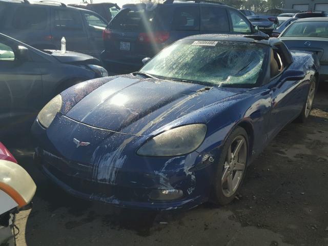 1G1YY26U565101038 - 2006 CHEVROLET CORVETTE BLUE photo 2