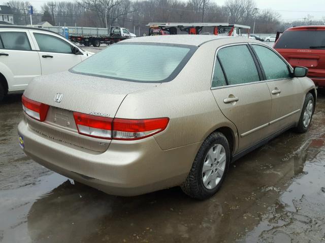 1HGCM56353A034659 - 2003 HONDA ACCORD LX BEIGE photo 4